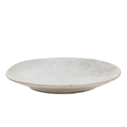 Béžovo-šedý rustikální jídelní talíř Valence Dusty Stone - Ø 27*3 cm
