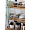 2ks béžovo-šedá miska Valence Dusty Stone - Ø 11*6/ Ø 10*5,5cm / 274ml / 155ml