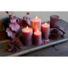 Fialová široká svíčka Macon Rustic plum - Ø 5*8cm/ 16h