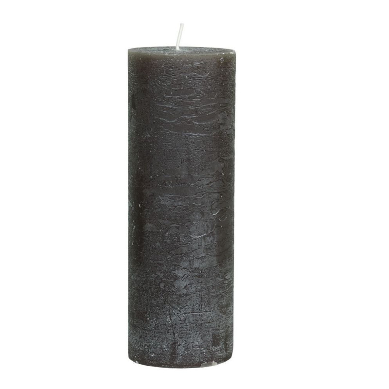 Kávová široká svíčka Macon Rustic coffee - Ø 7*20cm/ 80h