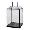 Černá antik kovová lucerna Factory L - 32*32*60 cm