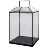 Černá antik kovová lucerna Factory XL - 42*42*72 cm