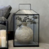 Černá antik kovová lucerna Factory XL - 42*42*72 cm