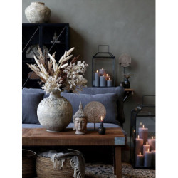 Černá antik kovová lucerna Factory XL - 42*42*72 cm