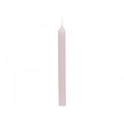 Růžová úzká svíčka Taper powder - Ø 1,2 *13cm / 2.5h
