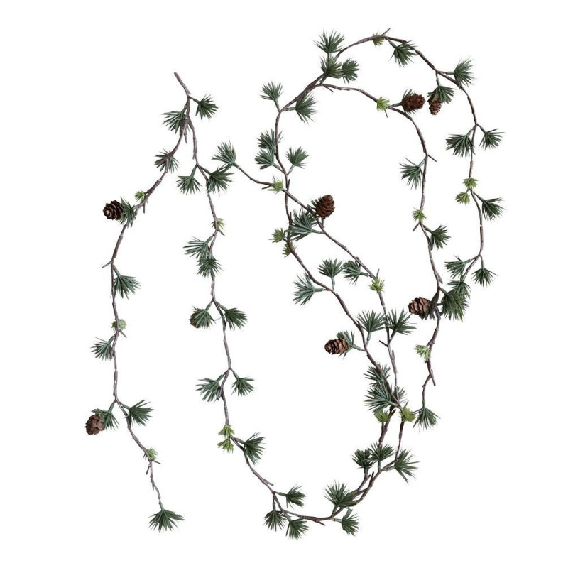 Zelená vánoční cedrová girlanda se šiškami Cedar Garland - 160 cm