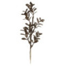 Champagne dekorace větvička listy Fleur s glitry - 10*31 cm