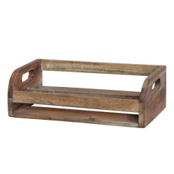 Dekorační dřevěný box s uchy Grimaud Unit - 33*20*10 cm