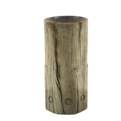 Dřevěný válcový svícen Grimaud Unit L - 14*30 cm