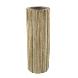 Dřevěný válcový svícen Grimaud Unit XL - 17*46 cm