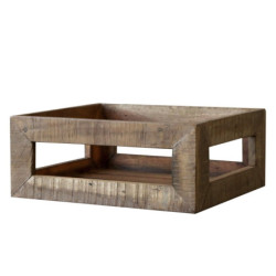 Dekorační dřevěný box Grimaud Unit - 35*35*15 cm
