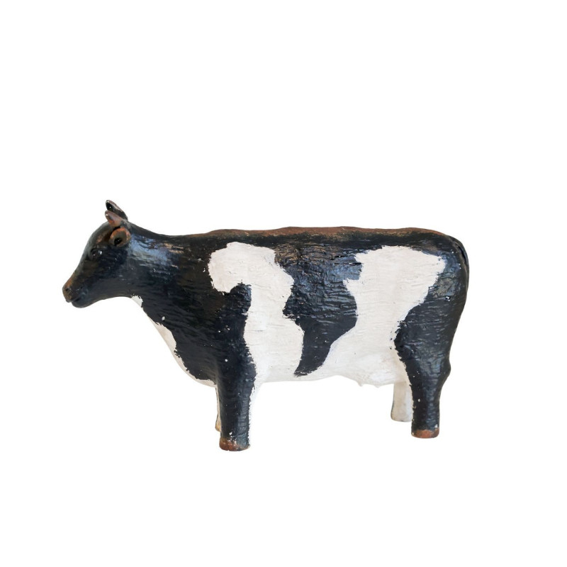 Strakatá antik dekorace kravička Farm unique - 22*5,5*13 cm