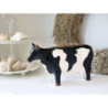 Strakatá antik dekorace kravička Farm unique - 22*5,5*13 cm