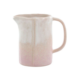 Béžovo-růžový rustikální džbán Valence Dusty Rose - 13*9*12 cm / 500 ml