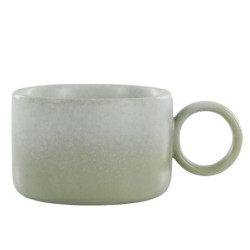 Zelený rustikální hrnek Valence Dusty Verte - 10*7,5 cm / 305 ml