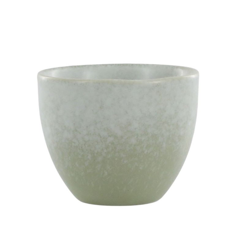 Zelený rustikální hrnek Valence Dusty Verte - Ø 8,5*7 cm / 185ml