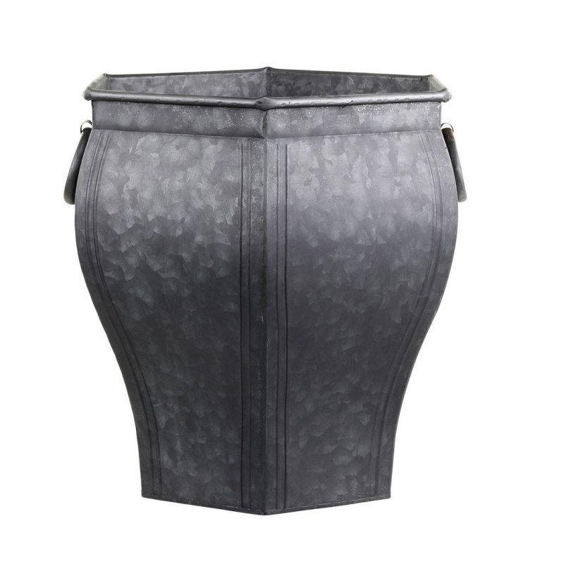 Dekorační plechový antik květináč French Chic - 32*28*28 cm