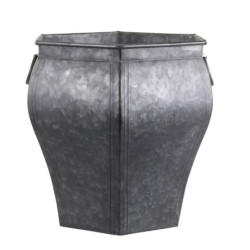Dekorační plechový antik květináč French Chic - 37*33*38 cm