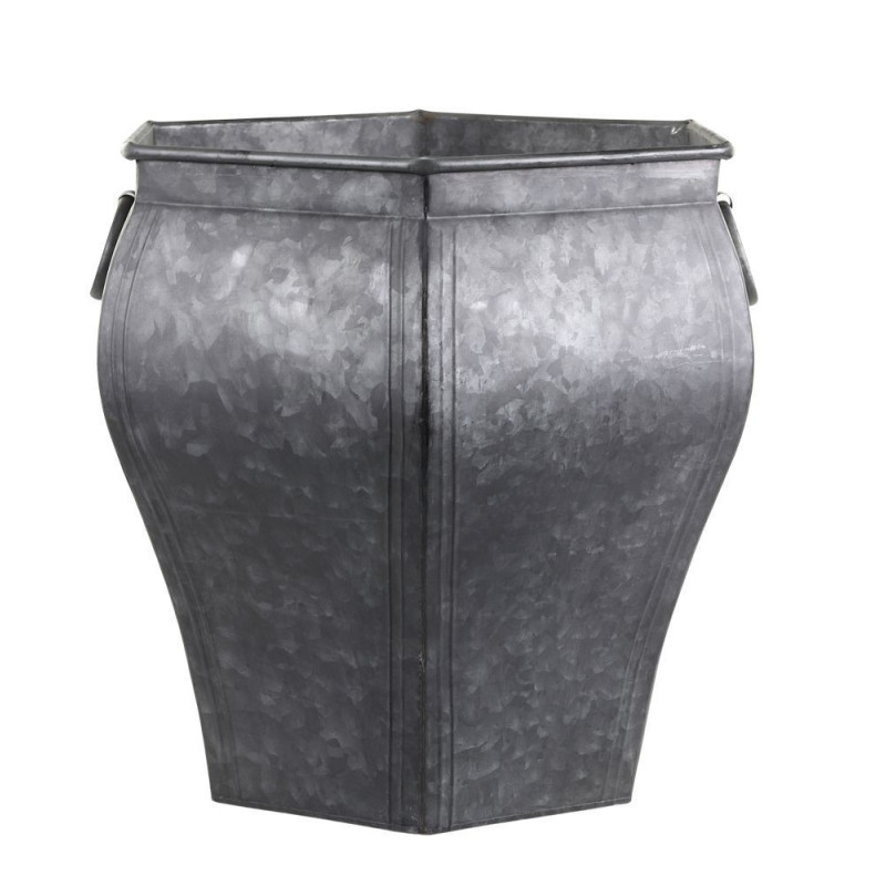 Dekorační plechový antik květináč French Chic - 37*33*38 cm