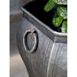Dekorační plechový antik květináč French Chic - 37*33*38 cm