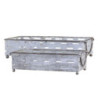 2ks plechový antik podnos Old French - 34*17*8 cm