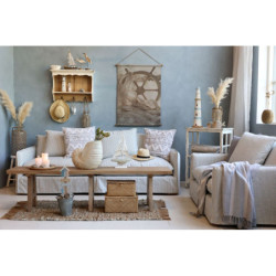 2ks přírodní úložný box z mořské trávy Loani - 36*24*17/ 31*19*15 cm