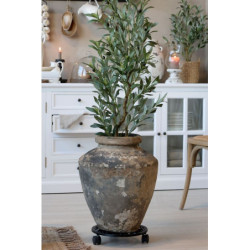 Dekorace umělý stromek olivovník s olivami Olea Tree - Ø 15*132 cm
