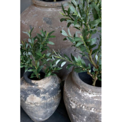 Dekorace umělý stromek olivovník s olivami Olea Tree - Ø 15*132 cm