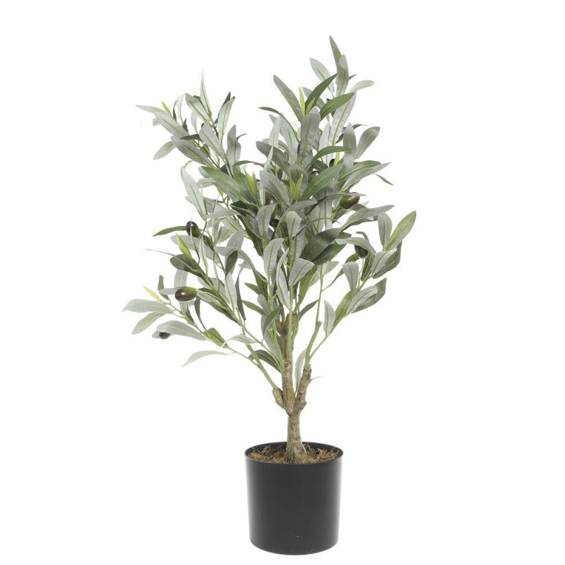 Dekorace umělý stromek olivovník s olivami Olea Tree - Ø 12*73 cm