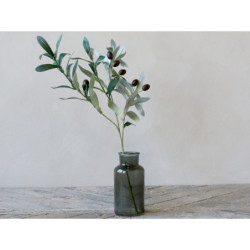 Dekorace umělá větvička olivovník s olivami Olea Tree - 74 cm