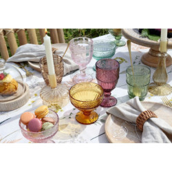 Set 6ks barevných skleniček na víno  Saint-Émilion - Ø 8*15cm / 250ml