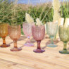 Set 6ks barevných skleniček na víno  Saint-Émilion - Ø 7,5*16 cm / 250ml