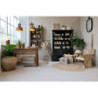 Přírodní dřevěné křeslo s výpletem Lounge Wicker - 65*70*77 cm