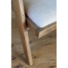 Přírodní dřevěné křeslo s výpletem Lounge Wicker - 65*70*77 cm