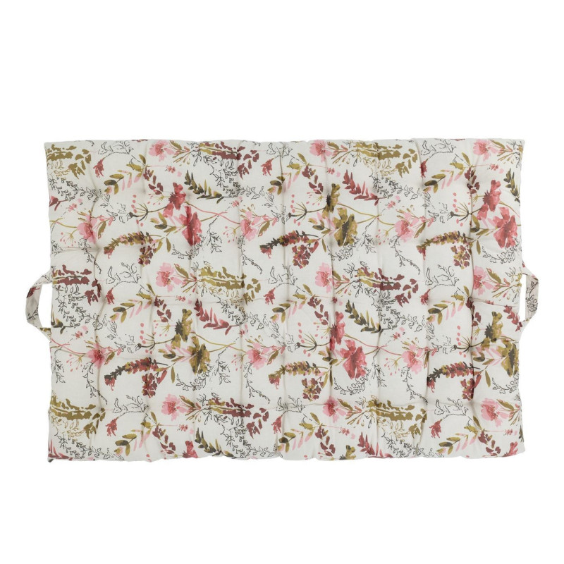 Krémová matrace s květy Aix Quilt Wild Flowers - 60*100 cm