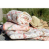 Růžová matrace s květy Aix Quilt Wild Flowers - 60*100 cm