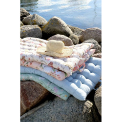 Růžová matrace s květy Aix Quilt Wild Flowers - 60*100 cm