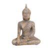 Béžová antik dekorace sedící Buddha - 10*5*13 cm