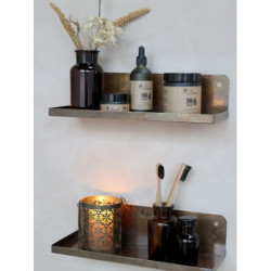 5ks mocca skleněná dóza Old French Apothecary - Ø 10*21,5cm/ 1000 ml