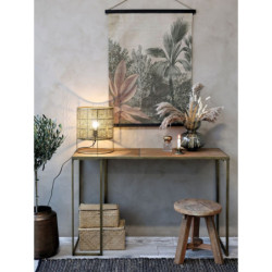 Nástěnná vintage mapa s palmou Palm Trees  - 76*97 cm