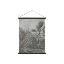 Nástěnná vintage mapa s palmou Palm Trees  - 76*97 cm